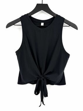 LULULEMON Tie Front Tank Top Black 4